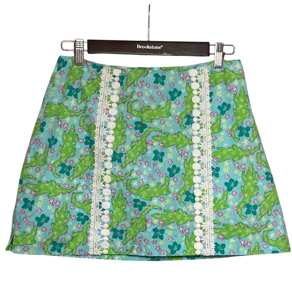 Lily Pulitzer Alberta Gator Aliigator Skort